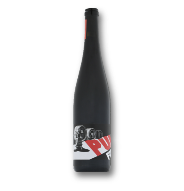 Pulp Fiction No. 17 Naturweinflasche mit elegantem Design und auffälligem Etikett, erhältlich bei swissfinehouse.ch.