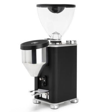 Rocket Giannino - Schwarz / Holz: elegante Kaffeemühle mit 320g Bohnenbehälter und modernem Design für Spezialitätenkaffee.